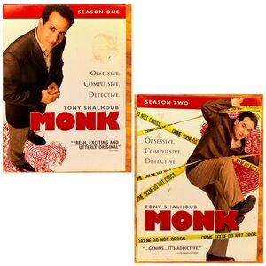 Monk The Complete season one and two tv show series movie y2k drama